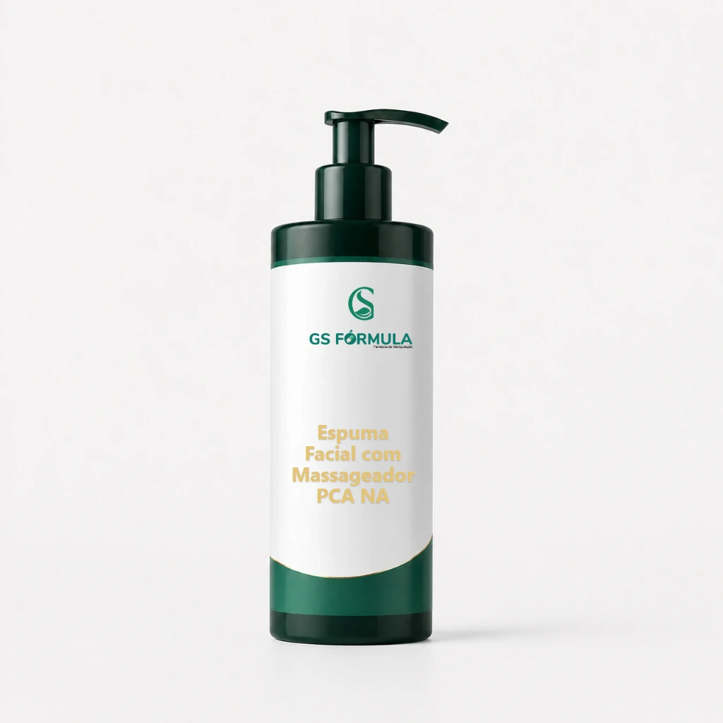 Espuma Facial com Massageador PCA NA