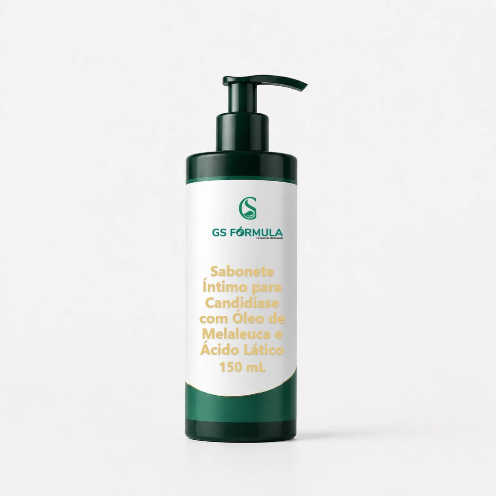 Sabonete Íntimo para Candidíase com Óleo de Melaleuca e Ácido Lático 150mL